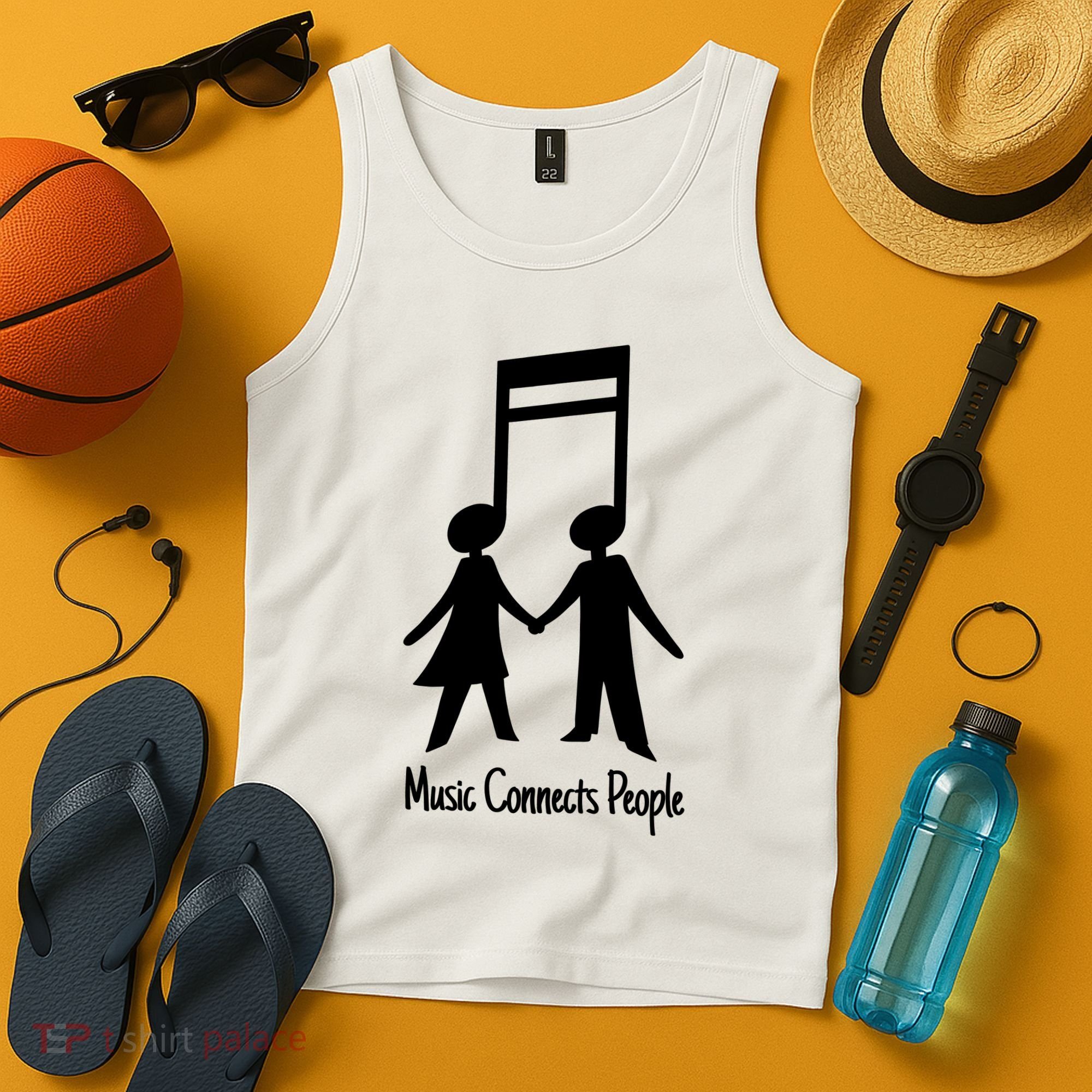 Music Connect People Cute Gift Tank Top