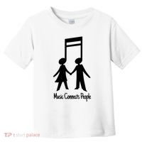 Music Connect People Cute Gift Toddler T-Shirt thumb 0