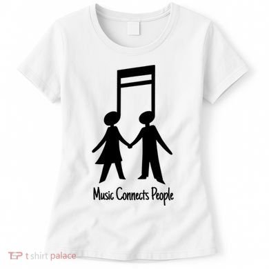 Music Connect People Cute Gift Women's T-Shirt