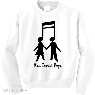 Music Connect People Cute Gift Kids Sweatshirt