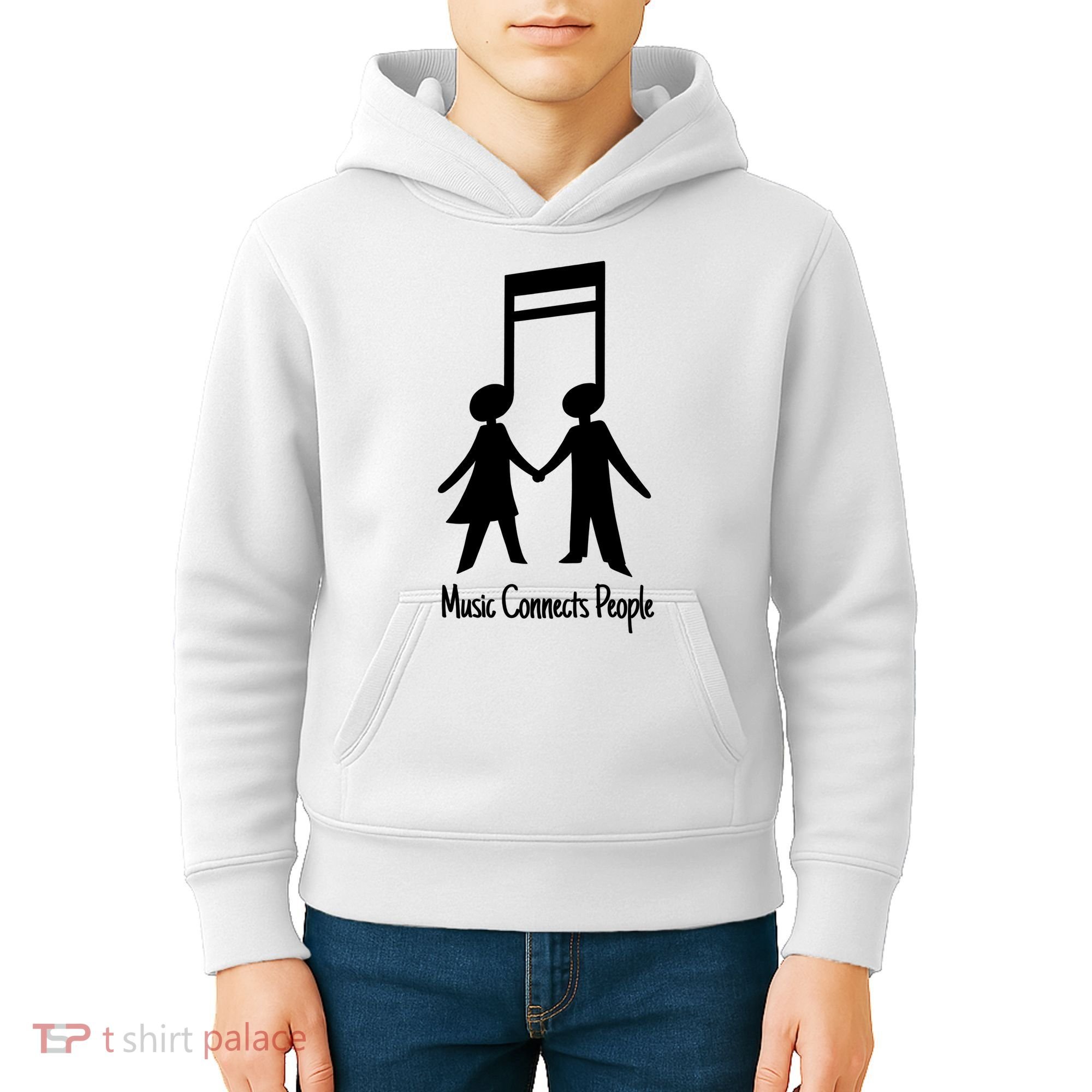 Music Connect People Cute Gift Kids Hoodie