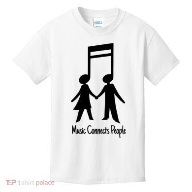 Music Connect People Cute Gift Kids T-Shirt