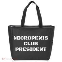 Micropenis Club President Funny Saying Sarcastic Tote Bag thumb 0