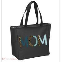Mom Cheetah Print Cute Mother's Day Gift Tote Bag thumb 2