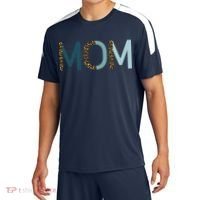 Mom Cheetah Print Cute Mother's Day Gift Sport-Tek Competitor United Soccer Jersey thumb 0
