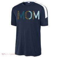 Mom Cheetah Print Cute Mother's Day Gift Sport-Tek Competitor United Soccer Jersey thumb 2