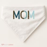 Mom Cheetah Print Cute Mother's Day Gift USA-Made Doggie Bandana thumb 0