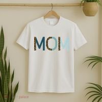 Mom Cheetah Print Cute Mother's Day Gift T-Shirt thumb 2