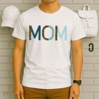 Mom Cheetah Print Cute Mother's Day Gift T-Shirt thumb 6