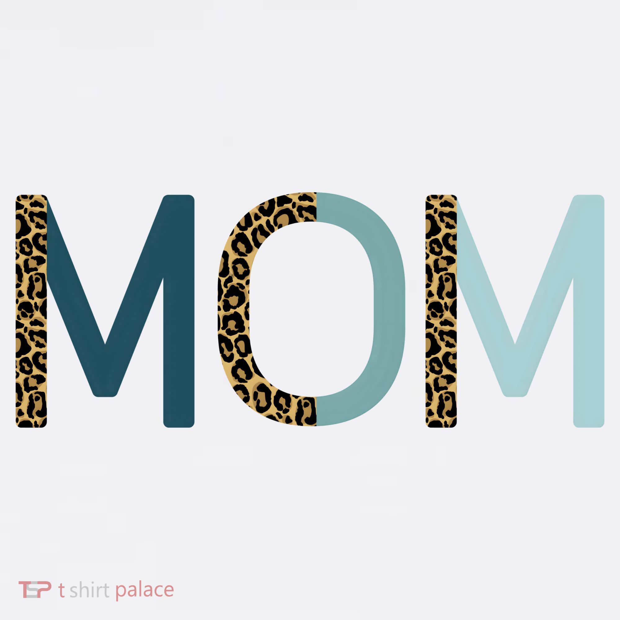 Mom Cheetah Print Cute Mother's Day Gift T-Shirt