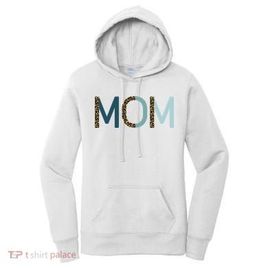 Mom Cheetah Print Cute Mother's Day Gift Women's Hoodie