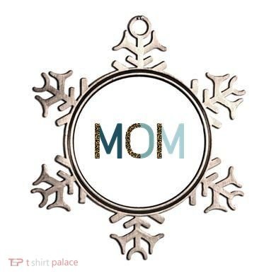 Mom Cheetah Print Cute Mother's Day Gift Ornament