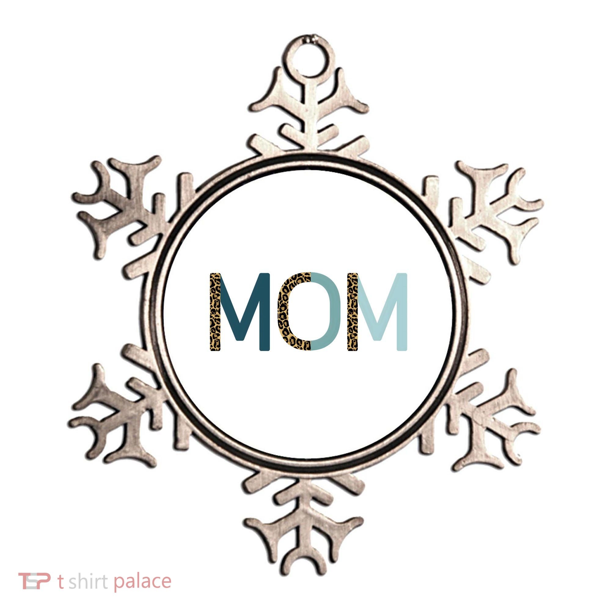 Mom Cheetah Print Cute Mother's Day Gift Ornament