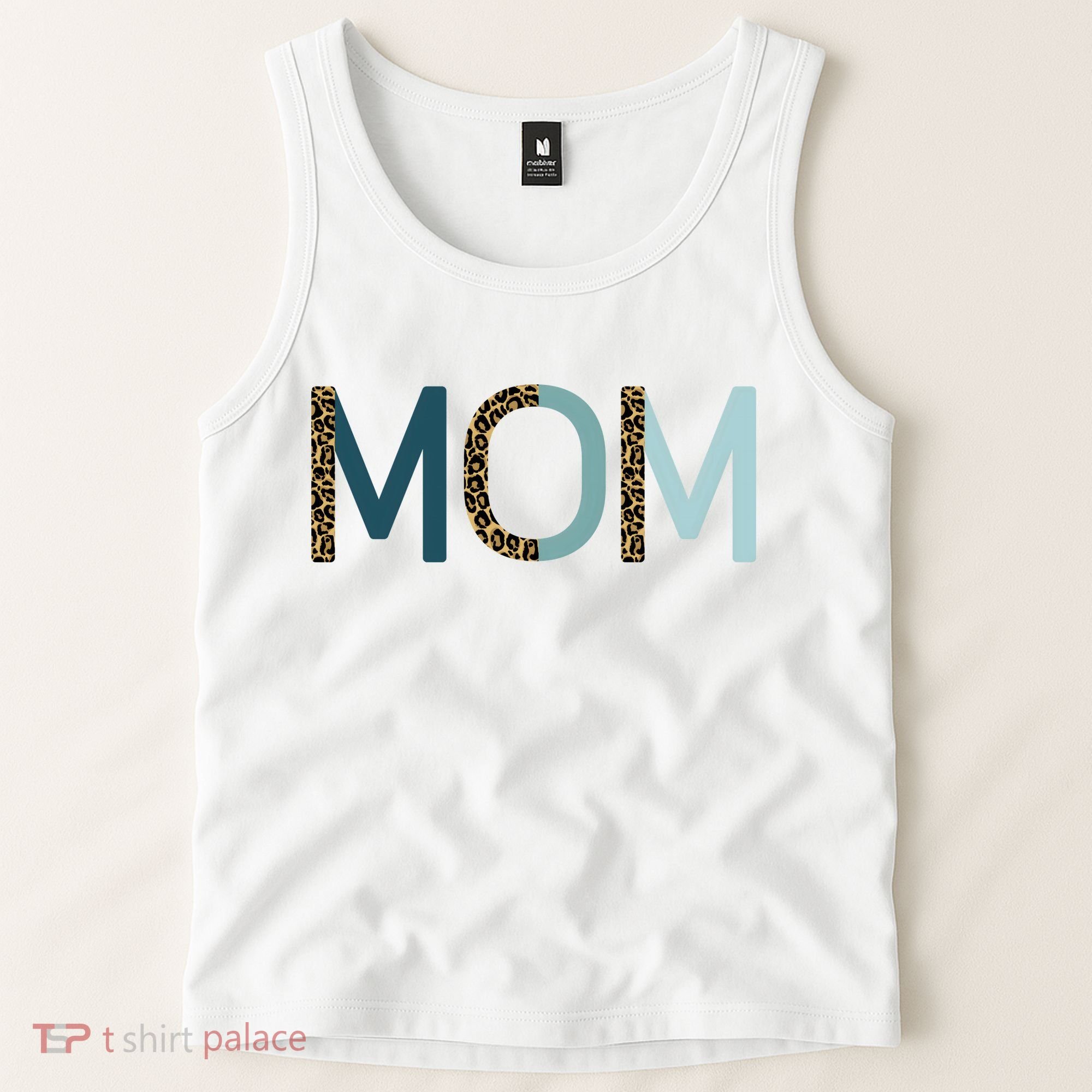 Mom Cheetah Print Cute Mother's Day Gift Tank Top