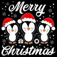 Merry Christmas Penguins Lover Winter Snowflake Xmas Cute Gift Women's Hoodie thumb 2