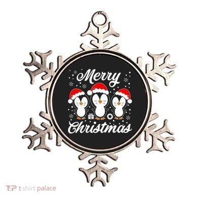 Merry Christmas Penguins Lover Winter Snowflake Xmas Cute Gift Ornament