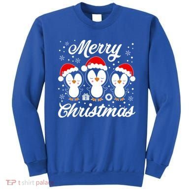 Merry Christmas Penguins Lover Winter Snowflake Xmas Cute Gift Sweatshirt