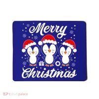 Merry Christmas Penguins Lover Winter Snowflake Xmas Cute Gift Mousepad thumb 0