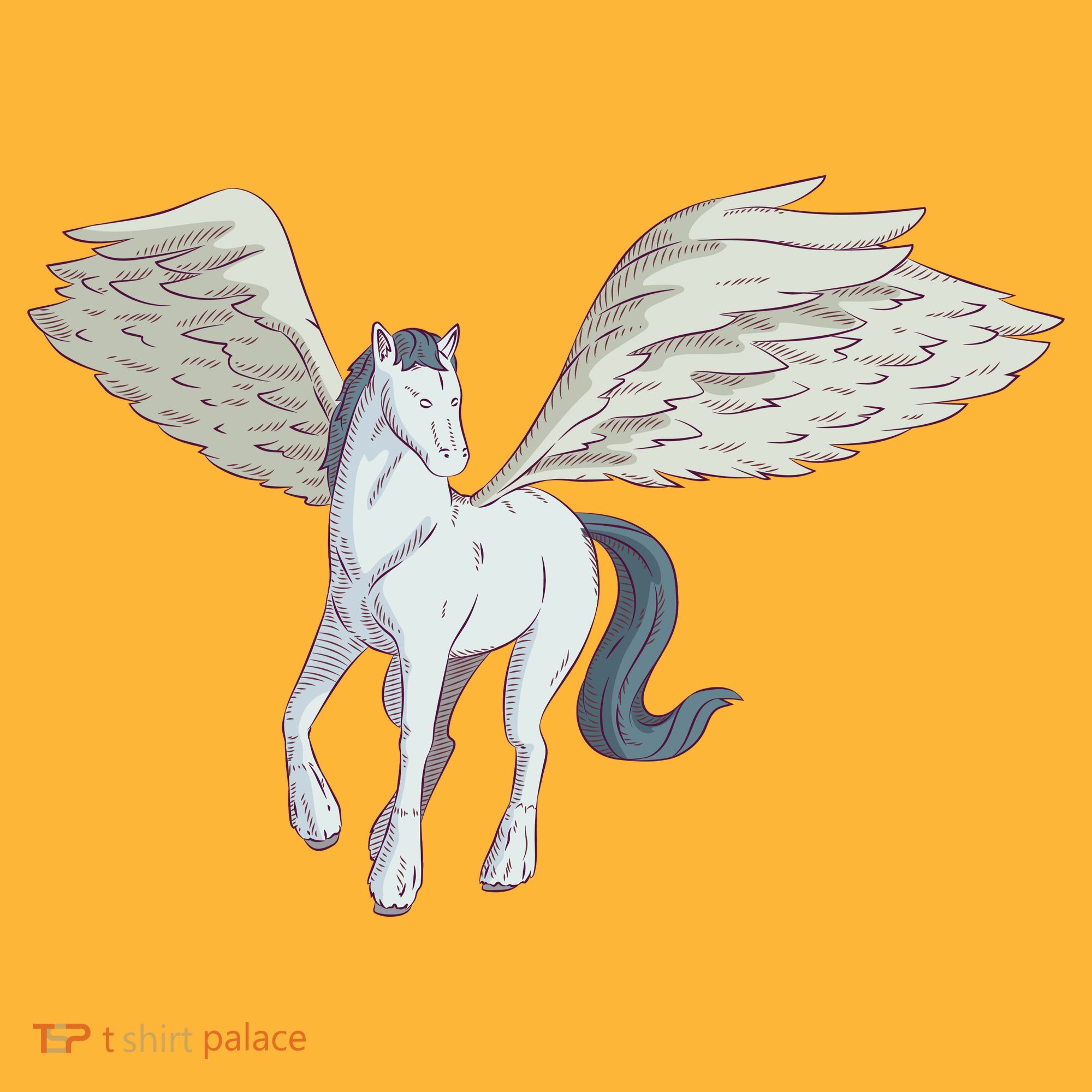 Mythical Creature Pegasus Pom Pom 12in Knit Beanie
