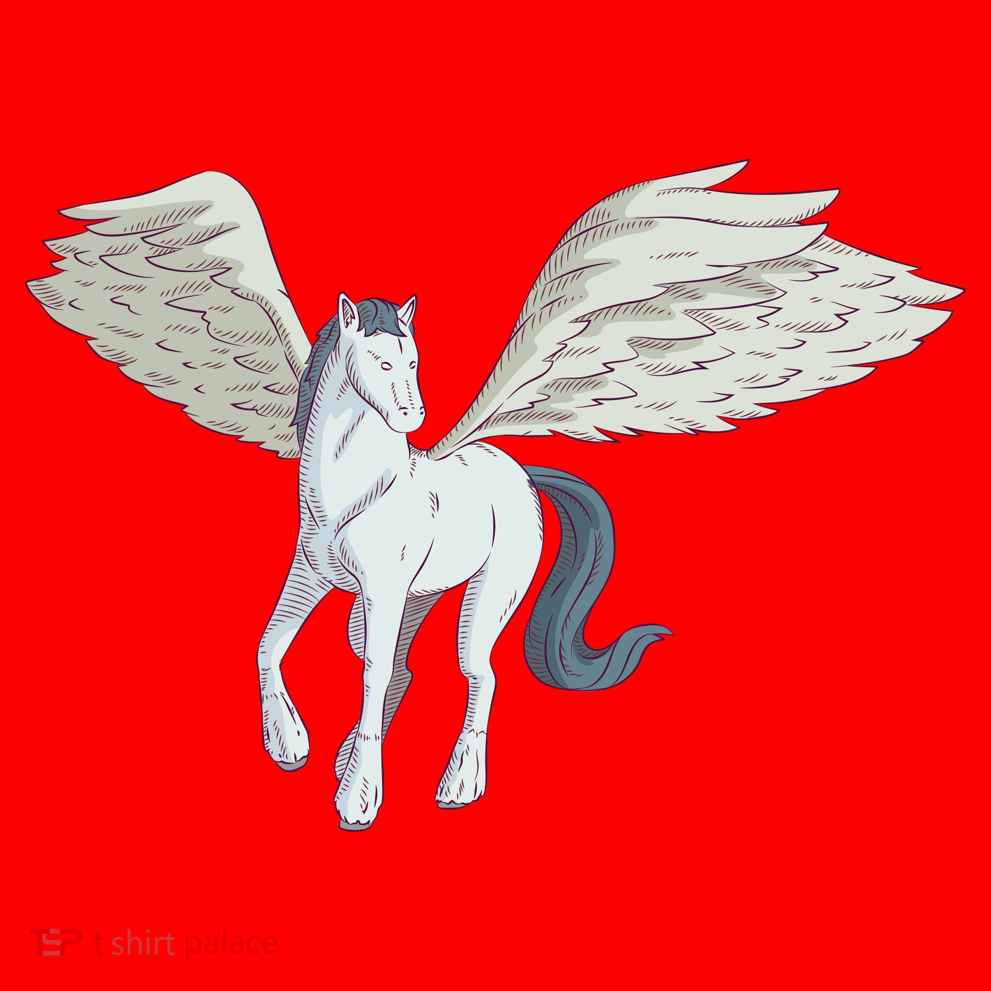 Mythical Creature Pegasus Santa Hat