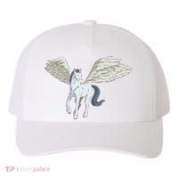 Mythical Creature Pegasus Yupoong Adult 5-Panel Trucker Hat thumb 0