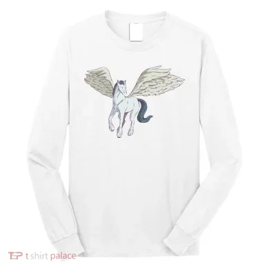 Mythical Creature Pegasus Long Sleeve Shirt