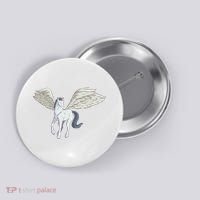 Mythical Creature Pegasus Button thumb 0
