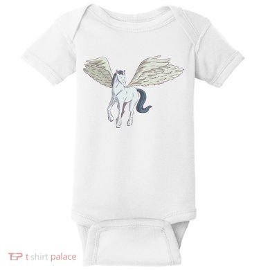 Mythical Creature Pegasus Baby Bodysuit