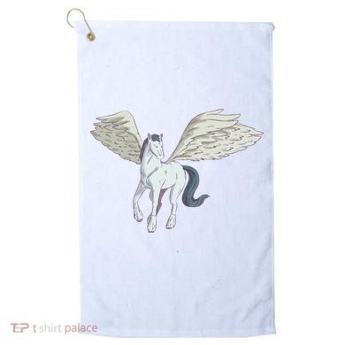 Mythical Creature Pegasus Golf Towel