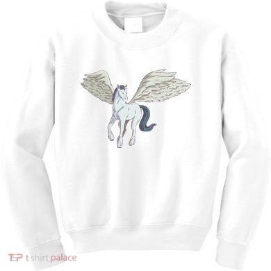 Mythical Creature Pegasus Kids Sweatshirt