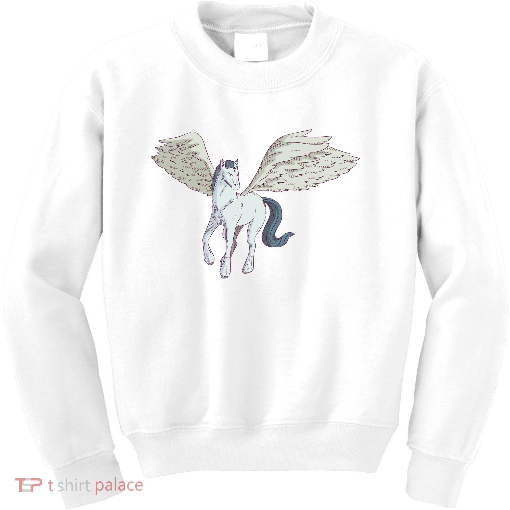 Mythical Creature Pegasus Kids Sweatshirt