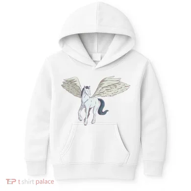 Mythical Creature Pegasus Kids Hoodie