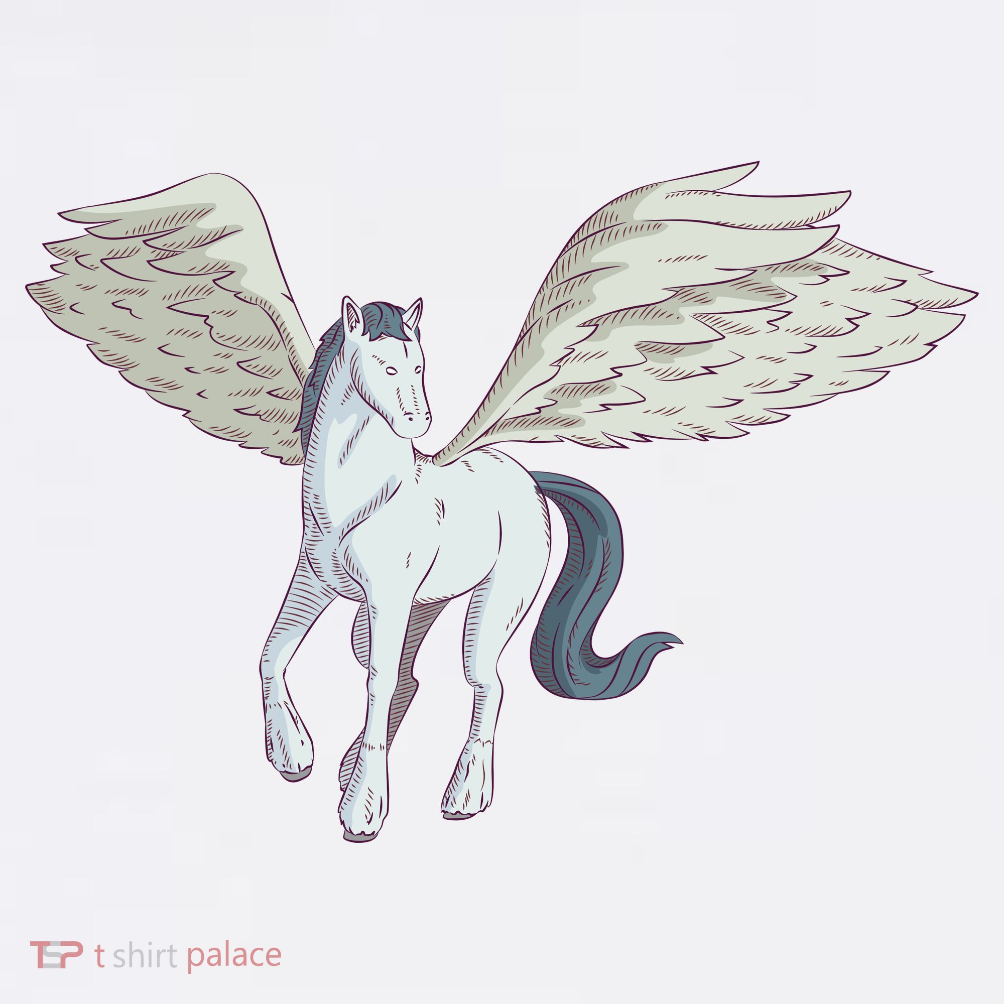 Mythical Creature Pegasus Kids T-Shirt