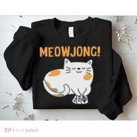Mahjong Cat Player Board Game Mah Jongg China Solitaire Sweatshirt thumb 2