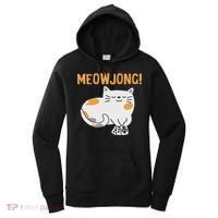 Mahjong Cat Player Board Game Mah Jongg China Solitaire Women's Hoodie thumb 0