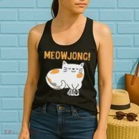Mahjong Cat Player Board Game Mah Jongg China Solitaire Women's Tank Top thumb 2