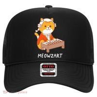 Meowzart Cat Pun Classical Music Piano Hat thumb 0