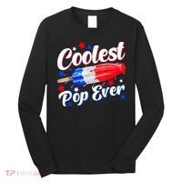 Men Coolest Pop Ever Popsicle Funny Retro Bomb 4th Of July Long Sleeve Shirt thumb 0