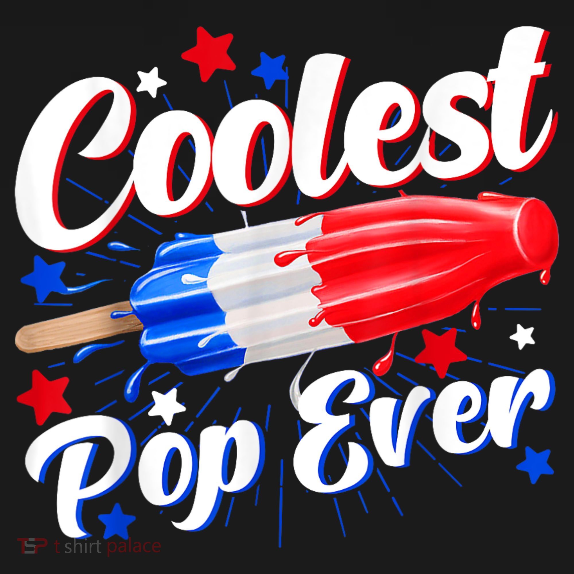 Men Coolest Pop Ever Popsicle Funny Retro Bomb 4th Of July Women's Hoodie