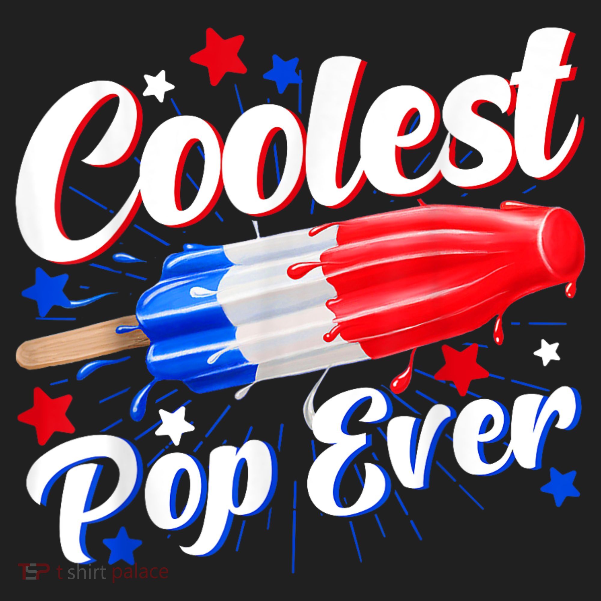 Men Coolest Pop Ever Popsicle Funny Retro Bomb 4th Of July Hat