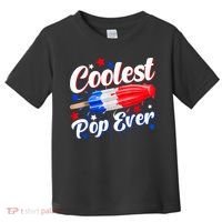 Men Coolest Pop Ever Popsicle Funny Retro Bomb 4th Of July Toddler T-Shirt thumb 0