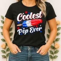 Men Coolest Pop Ever Popsicle Funny Retro Bomb 4th Of July Women's T-Shirt thumb 2