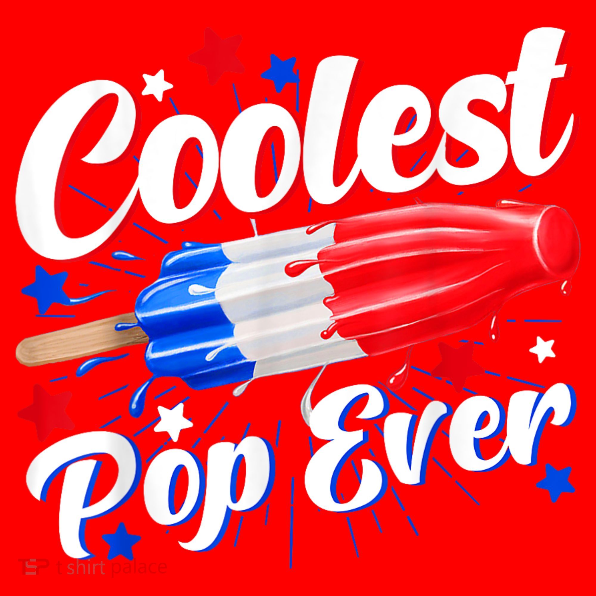 Men Coolest Pop Ever Popsicle Funny Retro Bomb 4th Of July Santa Hat
