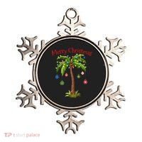 Merry Christmas Palm Tree Light Hawaiian Tropical Christmas Ornament thumb 0