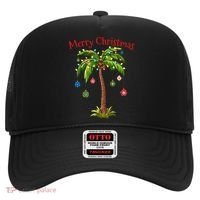Merry Christmas Palm Tree Light Hawaiian Tropical Christmas Hat thumb 0