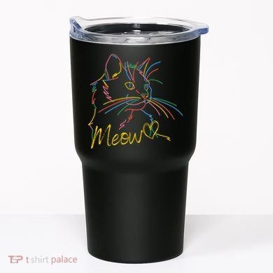 Meow Colorful Pet Cat Cute Tumbler