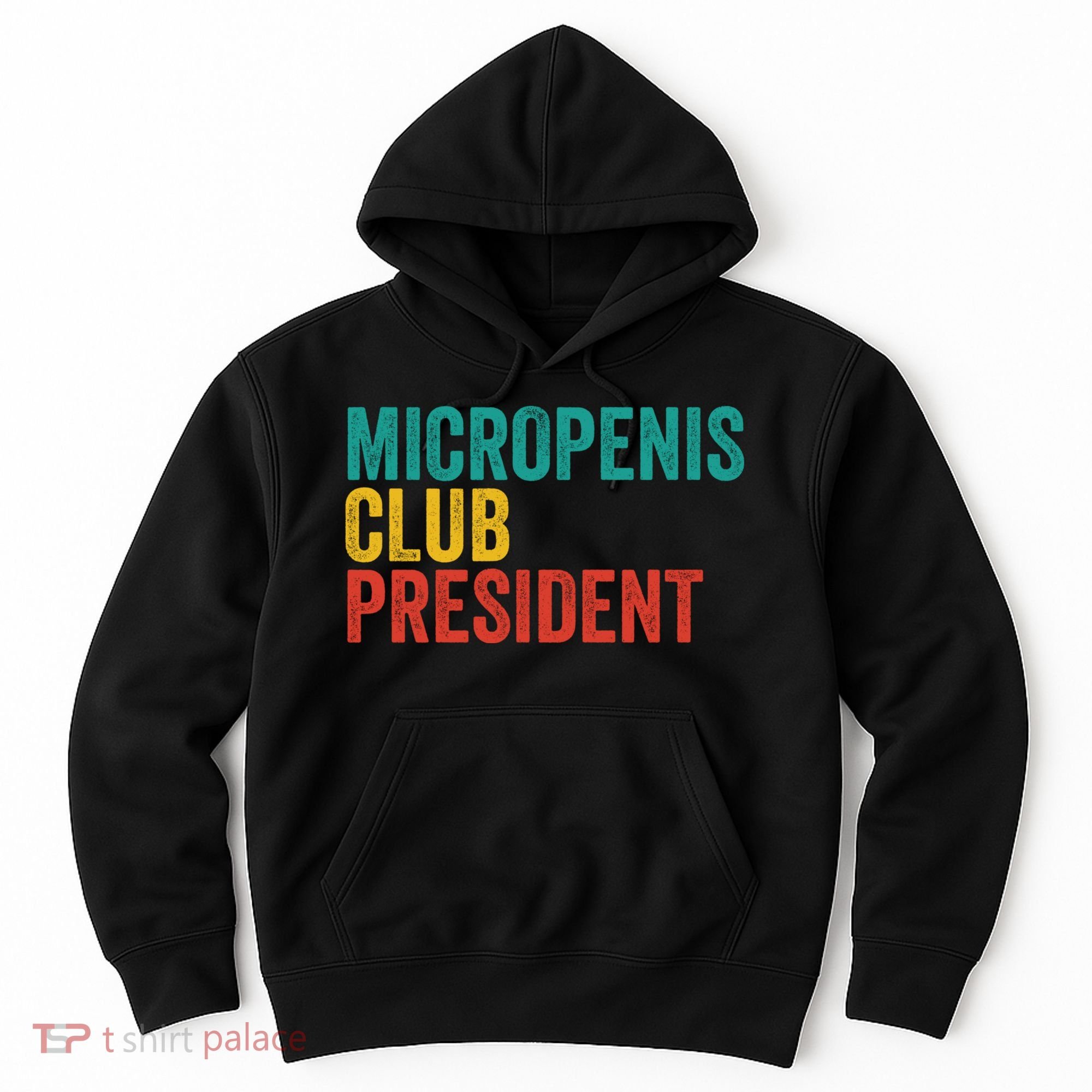 Micropenis Club President Funny Meme Sarcastic Stupid Cringe Hoodie