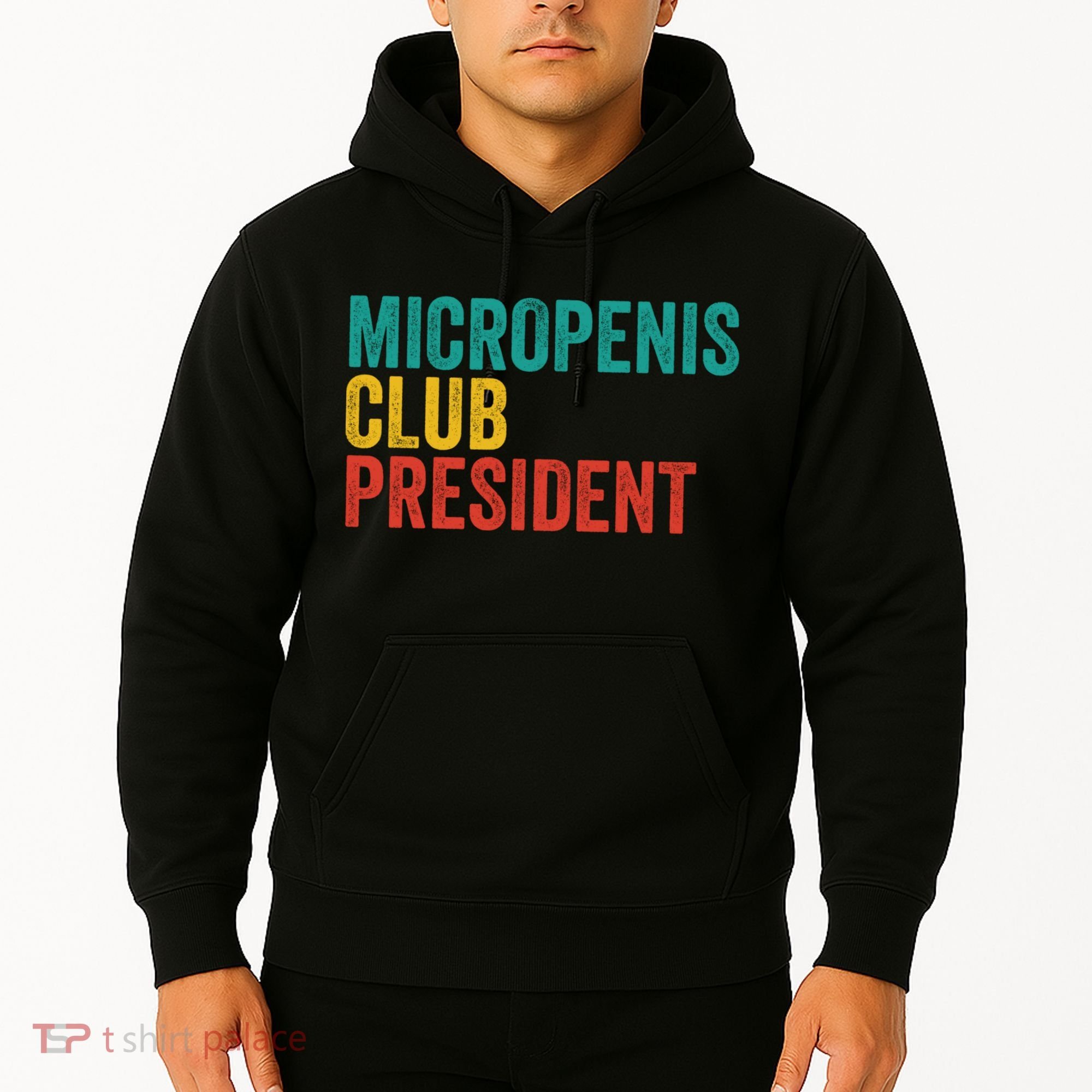 Micropenis Club President Funny Meme Sarcastic Stupid Cringe Hoodie