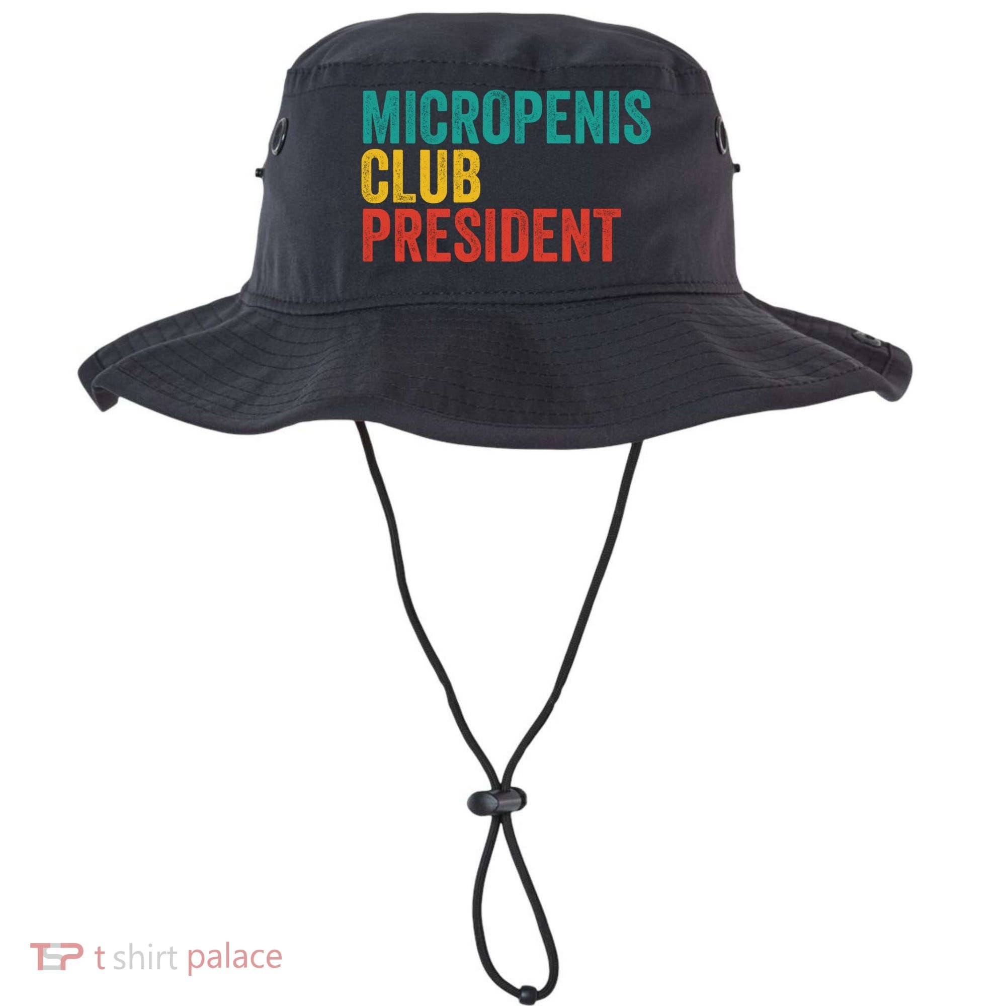 Micropenis Club President Funny Meme Sarcastic Stupid Cringe Bucket Hat