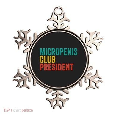 Micropenis Club President Funny Meme Sarcastic Stupid Cringe Ornament